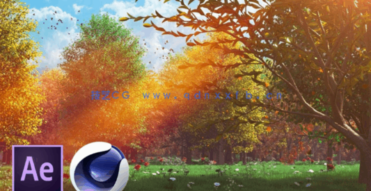 C4D+AE Forester植物插件制作童话森林建模渲染教程(图1)