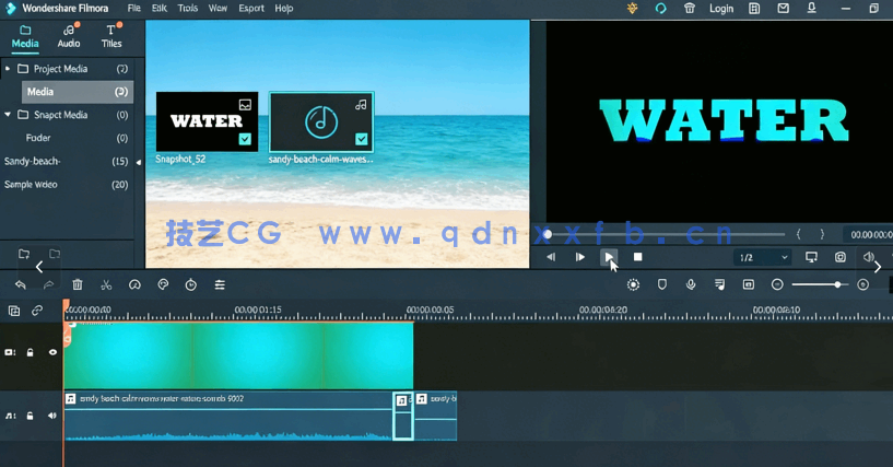Filmora视频编辑40个真实案例技术训练视频教程(图1)