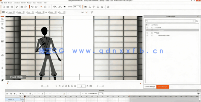 CrazyTalk Animator忍者动作姿势造型动画制作视频教程(图2)