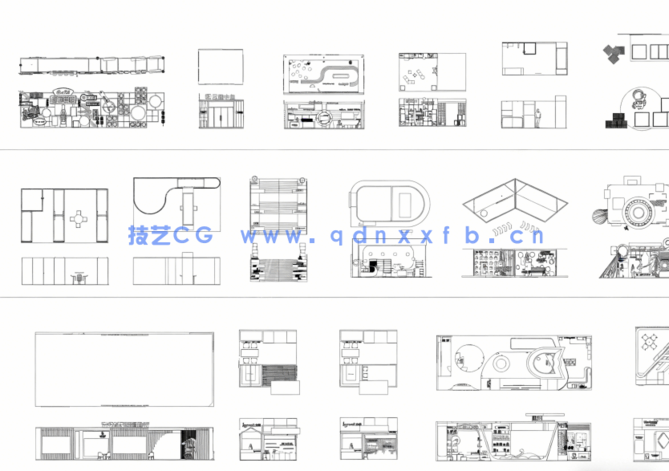 2026年最新现代快闪店CAD图库CAD展台CAD展位布置CAD展位规划CAD标摊(图2)