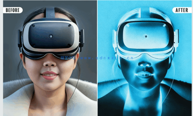 照片一键转化为X光透视卡通油画特效PSD平面素材(图2)