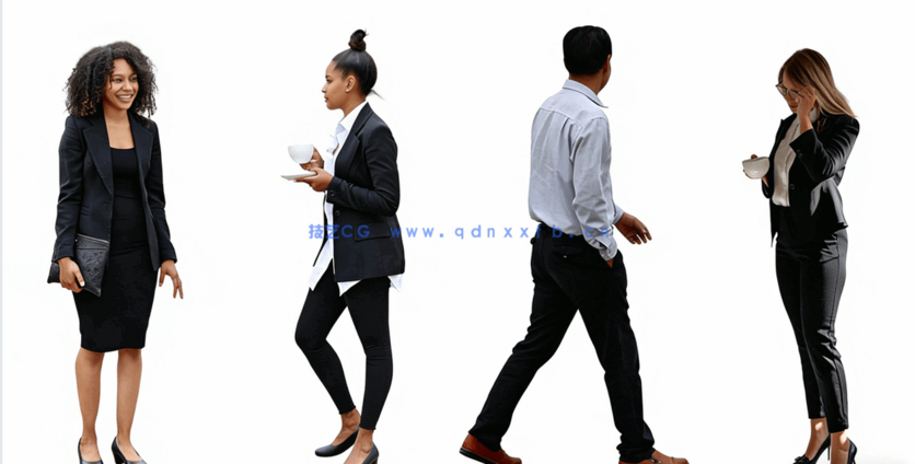 5495张建筑可视化2D人物图片PSD素材合集(图4)