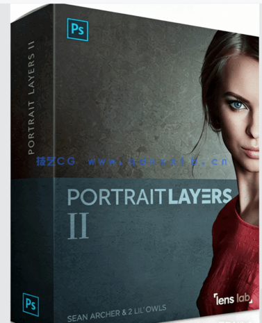 人像艺术纹理背景图层PSD模板(图1)