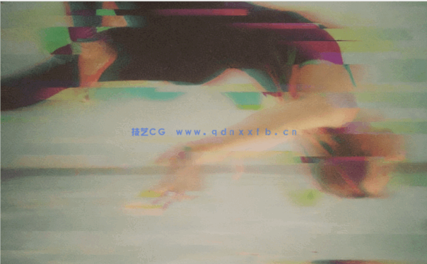 未来派科幻概念闪烁故障效果PSD模板(图2)