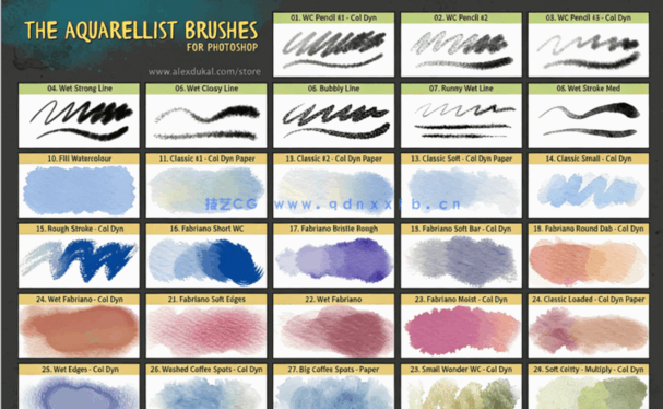  500款超好用的ps笔刷+国内外插画师案例(图5)