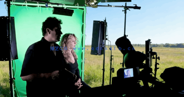 绿屏拍摄虚拟场景合成影片高级教程(图1)