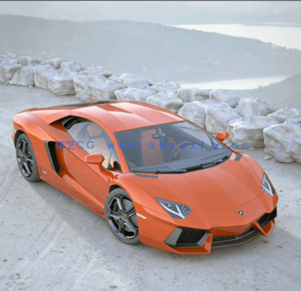 兰博基尼飓风跑车三维模型 Lamborghini huracan(图1)