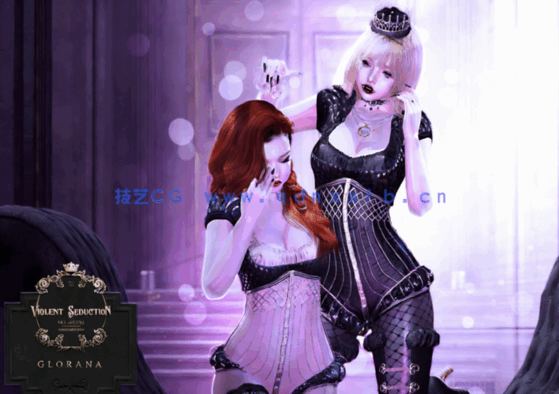 ZBrush 3dsmax SP多利亚哥特式服装的设计建模与贴图制作视频教程 (图4)