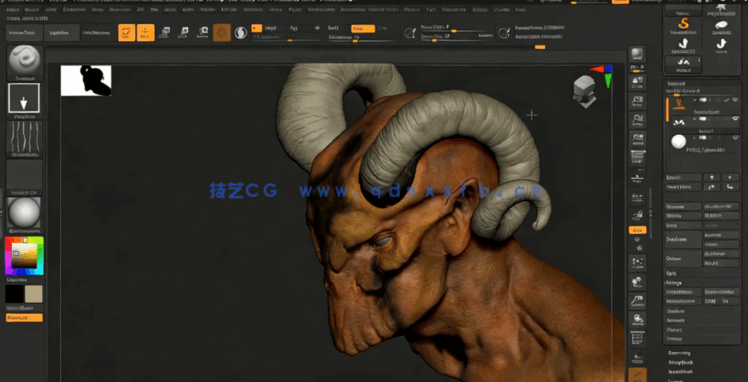  Zbrush 2021初学者基础入门技术训练视频教程 (图3)