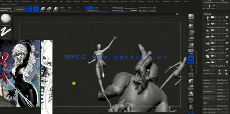 漫威X战警大战哨兵3D打印雕刻建模视频教程第一季(图3)