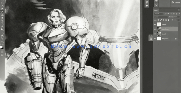 Zbrush影视级科幻概念角色场景完整制作视频教程(图2)