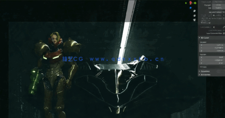 Zbrush影视级科幻概念角色场景完整制作视频教程(图3)