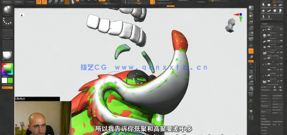 Zbrush Blender与SP卡通飞侠角色实例制作全流程视频(图4)
