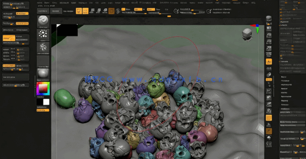 Zbrush 2021数字雕刻全面核心技术大师班视频教程  (图3)