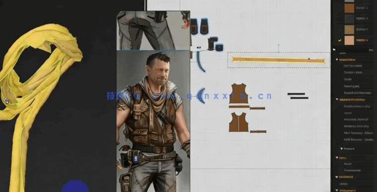 影视游戏角色高质量雕刻建模制作工作流视频教程 (图5)