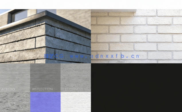 砖块墙面贴图材质 VizPeople – Brick Textures V1(图1) 砖块墙面贴图材质 VizPeople – Brick Textures V1(图1)