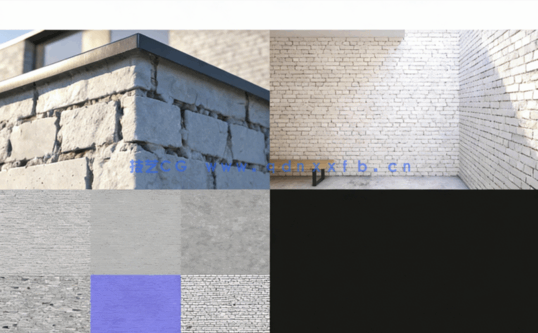 砖块墙面贴图材质 VizPeople – Brick Textures V1(图5) 砖块墙面贴图材质 VizPeople – Brick Textures V1(图5)