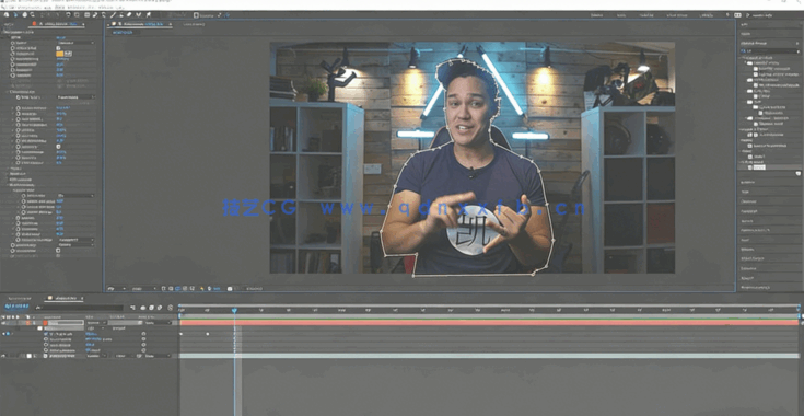 AE创建火焰和光环视觉特效技巧工作流程视频教程(图2)