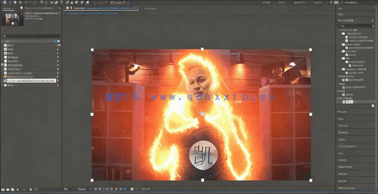 AE创建火焰和光环视觉特效技巧工作流程视频教程(图5)