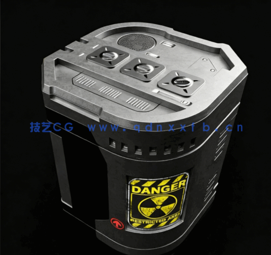 科幻硬表面箱体道具场景细节3D模型资源包(图6) 科幻硬表面箱体道具场景细节3D模型资源包(图6)