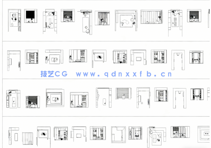 2026年最新室内设计卧室衣帽间CAD图库CAD卧室衣柜CAD更衣室CAD服装间CAD衣柜(图3) 2026年最新室内设计卧室衣帽间CAD图库CAD卧室衣柜CAD更衣室CAD服装间CAD衣柜(图3)