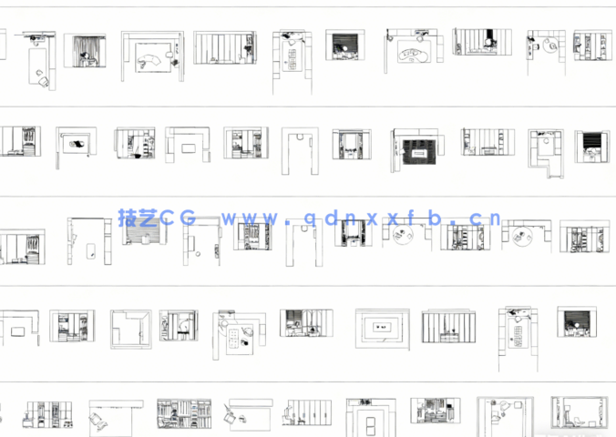 2026年最新室内设计卧室衣帽间CAD图库CAD卧室衣柜CAD更衣室CAD服装间CAD衣柜(图4) 2026年最新室内设计卧室衣帽间CAD图库CAD卧室衣柜CAD更衣室CAD服装间CAD衣柜(图4)