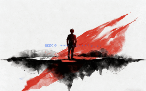 东方水墨美学数字绘画PS笔刷合集(图3)