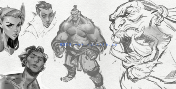 Esben Lash画师数字绘画自定义PS笔刷合集(图6)