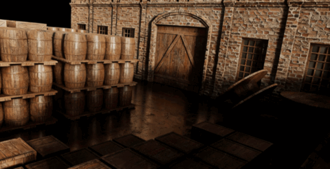 [建筑景观] 蒸汽朋克工业革命复古建筑场景3D模型(图4)