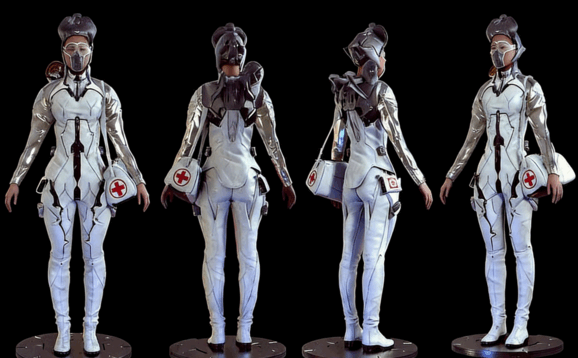 ZBrush科幻护士角色概念设计雕刻技术视频教程 (图3)