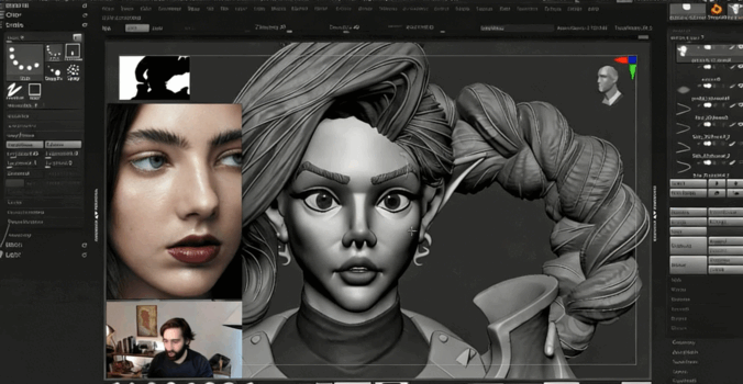 ZBrush超精细女精灵战士数字雕刻完整流程视频教程(图3)