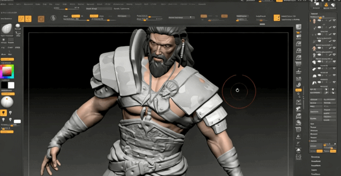  Zbrush中男性角色创作全流程视频教程(图3)