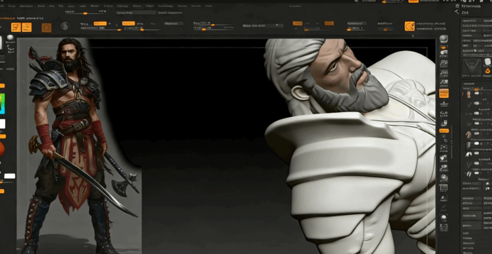 Zbrush中男性角色创作全流程视频教程(图5)