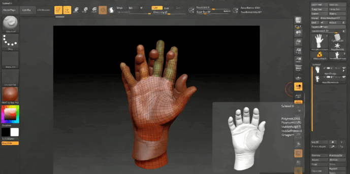 ZBrush插件ZWrap模型扫描拓扑中文教程与插件完整制作流程视频教程 (图4)