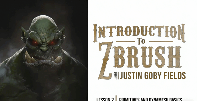 ZBrush数字雕刻无经验零门槛入门训练视频教程(图3)