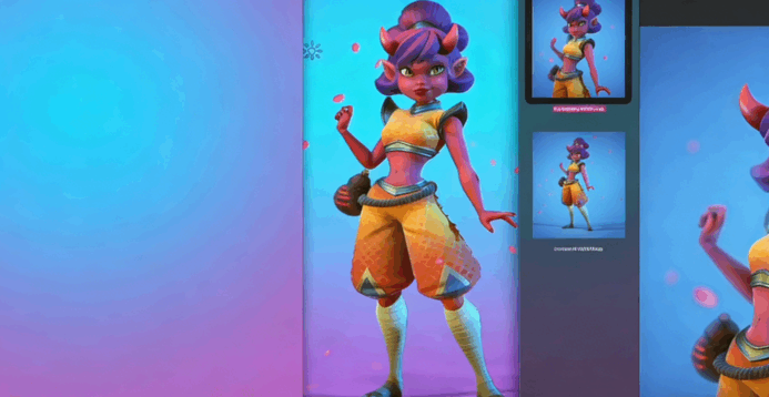 ZBrush女性游戏角色大师级完整制作流程视频教程(图5)