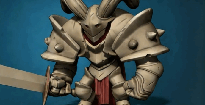 Zbrush制作Q版骑士雕刻工作流程视频教程 (图5)