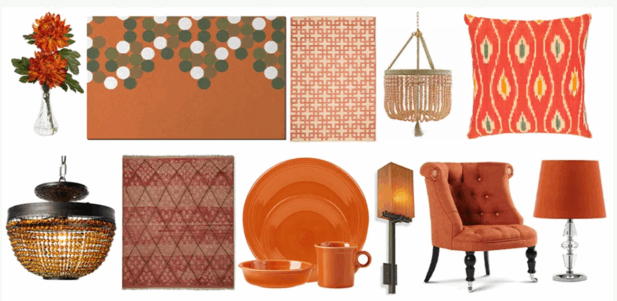 橙色系列家具灯饰布艺饰品等软装素材(图1) 橙色系列家具灯饰布艺饰品等软装素材(图1)