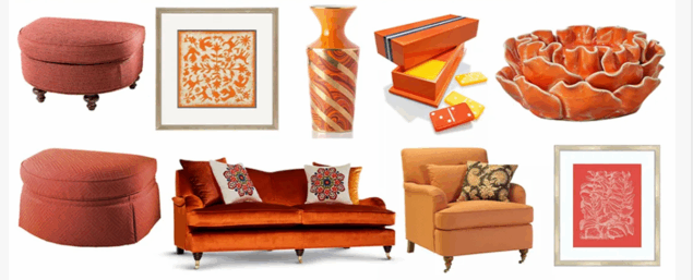 橙色系列家具灯饰布艺饰品等软装素材(图2) 橙色系列家具灯饰布艺饰品等软装素材(图2)