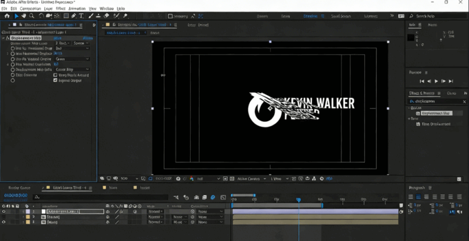 AE创建小故障下三分之一标题动画视频教程(图6)