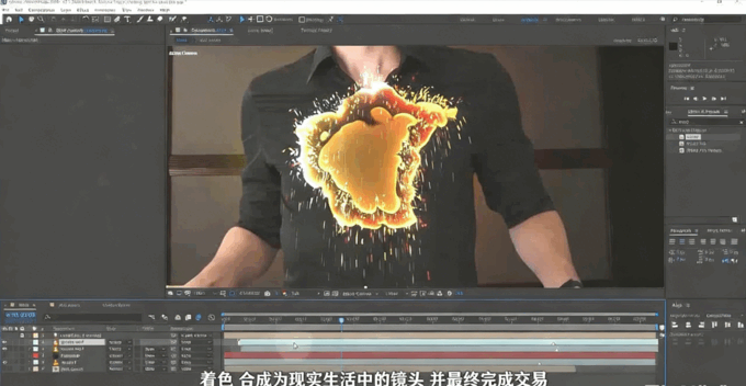 AE初学者创建火花效果技术工作流程视频教程(图2)