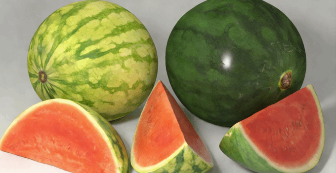 西瓜水果模型 Water Melon Fruit model (图4) 西瓜水果模型 Water Melon Fruit model (图4)
