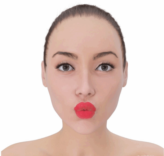 高品质女性模型,8K级贴图,带表情(图5) 高品质女性模型,8K级贴图,带表情(图5)