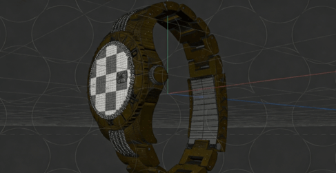 C4D+Octane渲染器金表手表模型 Golden Watch 热度: 51(图2) C4D+Octane渲染器金表手表模型 Golden Watch 热度: 51(图2)
