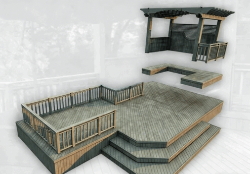 [家具模型] 室外天然露天浴缸3D模型合集(图5)