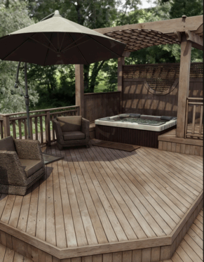 [家具模型] 室外天然露天浴缸3D模型合集(图1)