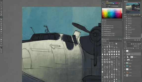 Jarod Erwin画师数字绘画自定义PS笔刷合集 附教程(图4)