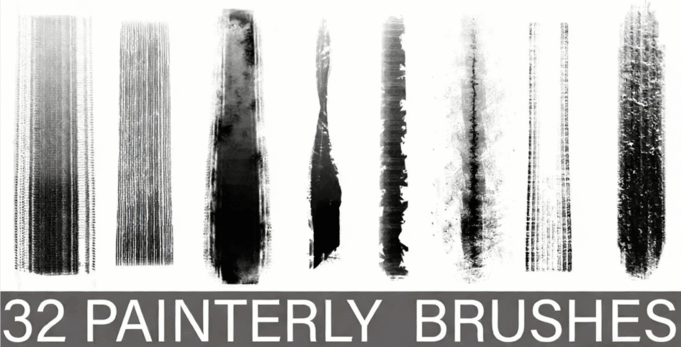 32组Eric Elwell画师数字绘画自定义PS笔刷合集(图3)