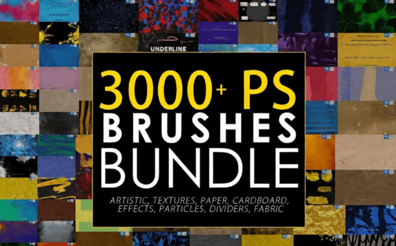 3000组超豪华自定义实用PS笔刷合集(图1)