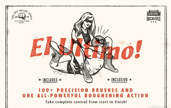 110组噪点杂质艺术风格数字绘画PS笔刷合集(图2)